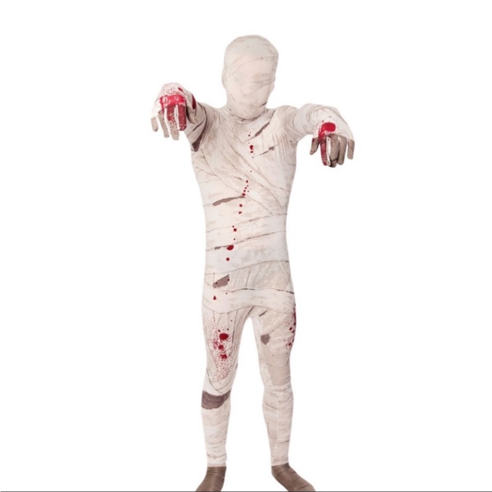 Morphsuit Mummy Kids Size Medium EUC worn once for a party str…